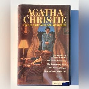 Agatha Christie Five Classic Murder Mysteries Book